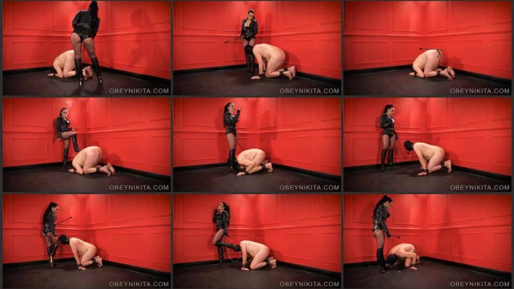 Screenshot 1 aus Boot Domination, Lick The Floor Bootworm with Mistress Nikita