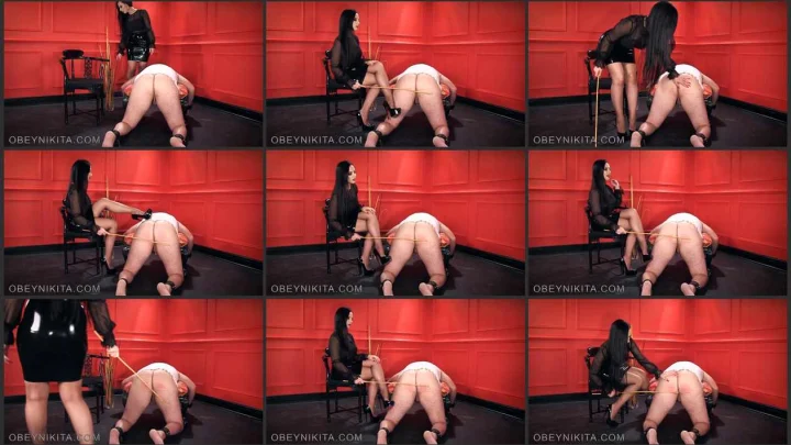 Screenshot 1 aus Caning, Ask Me For Another One with Mistress Nikita