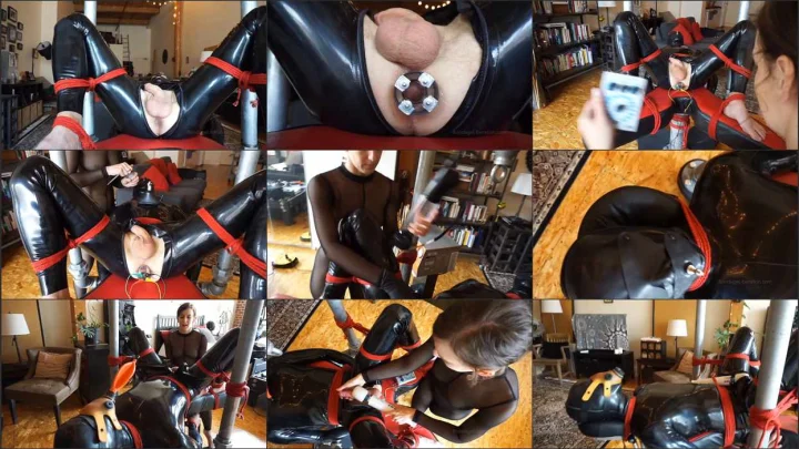 Screenshot 1 aus Rubber Bondage, Go Fuck Yourself with SteveLovesKink and Elise Graves