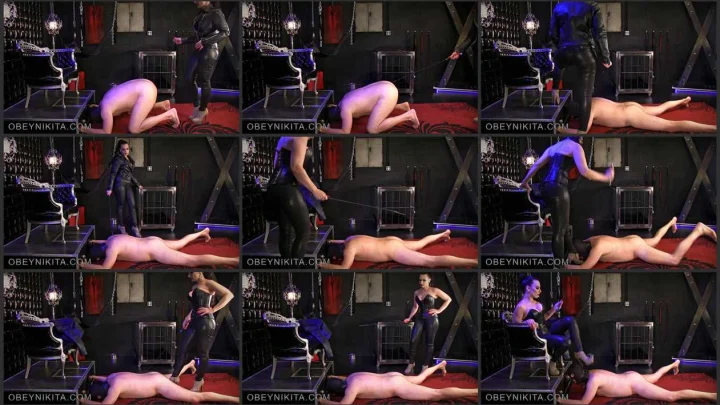 Screenshot 1 aus Shoe and Boot Worship, Leopard Bootie Lush with Mistress Nikita