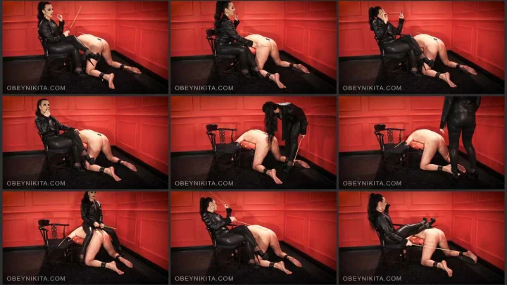 Screenshot 1 aus Caning, My Pleasure Its Pain with Mistress Nikita