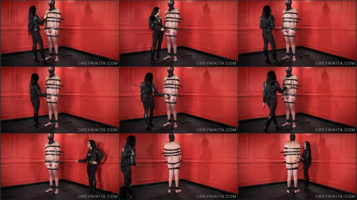 Screenshot 1 aus Corporal Punishment, Bound To Whimper, Mistress Nikita FemDom Videos