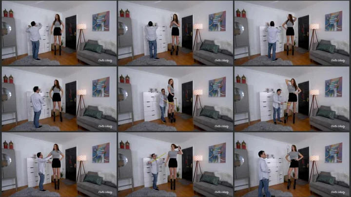 Screenshot 1 aus Size Comparison, Stella’s Fembot Measurements – Stella Liberty Video