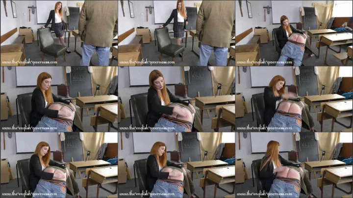 Screenshot 1 aus Governess Wild Thrashes the School Gardner