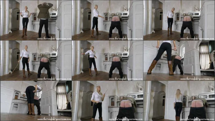 Screenshot 1 aus Riding Mistress Kenworthy Thrashes The Stable Boy