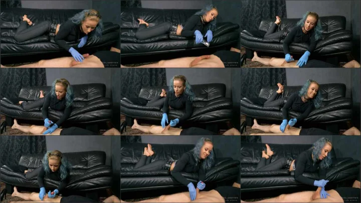 Screenshot 1 aus Post Cum Torture, Nasty Touch with Mistress Anette