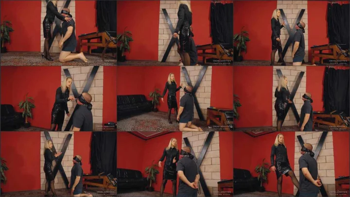 Screenshot 1 aus Hard Face Slapping, Useless Ashtray with Mistress Anette,