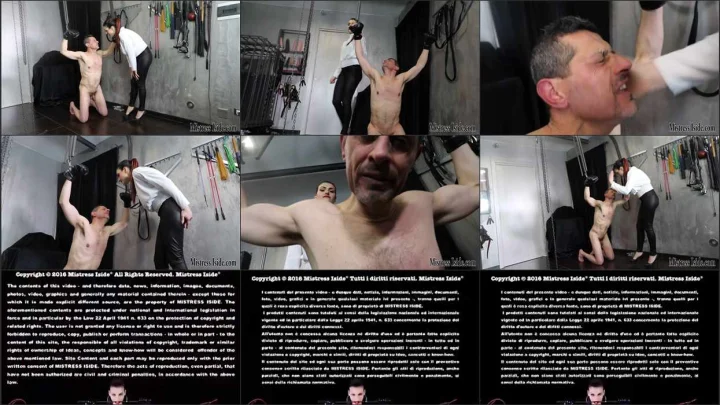 Screenshot 1 aus Hard Face Slapping with Mistress Iside – Demolition Face