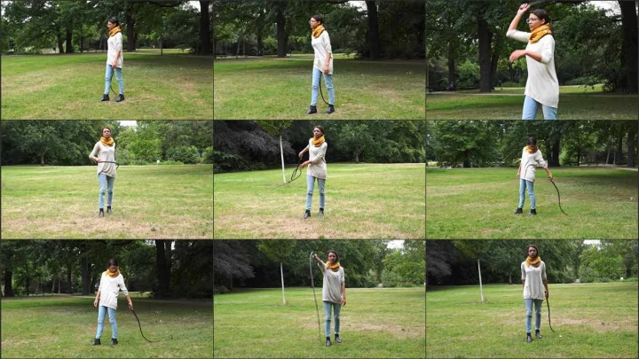 Screenshot 1 aus POV Whipping Outdoors First Cracking with Miss Dee
