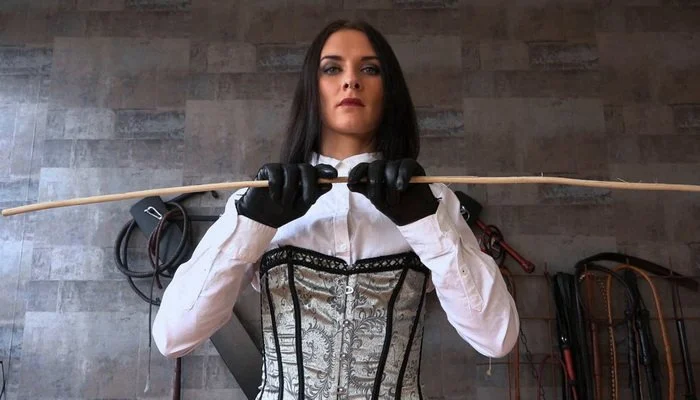 POV Caning, The Strict Lady with Harley Q