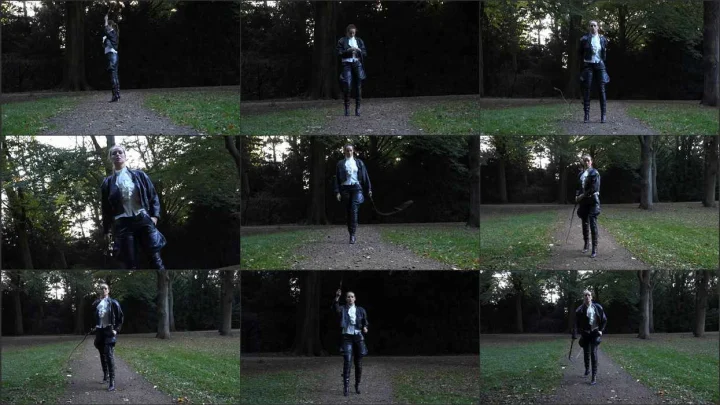 Screenshot 1 aus POV Female Domination, Walking and Cracking with Mistress Iveta
