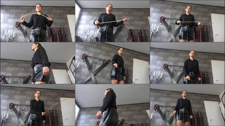 Screenshot 1 aus Femdom POV A Really Vicious Caning with Miss Lina