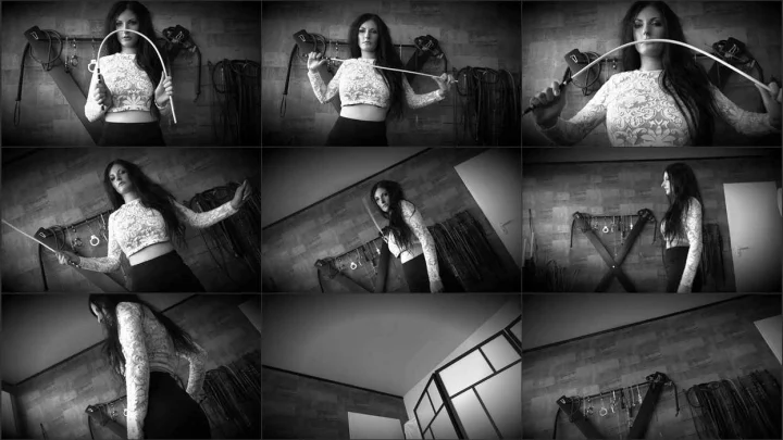 Screenshot 1 aus Classic Cane Femdom POV Clip, Ready For The Cane? with Miss Luxova