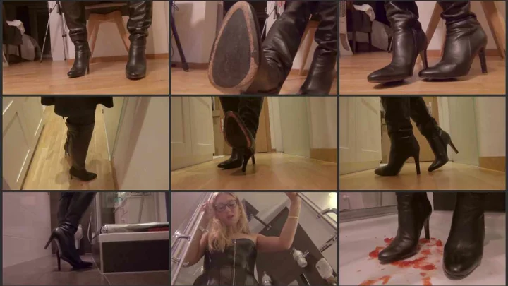 Screenshot 1 aus Lady Larissa Bootcrushing Food