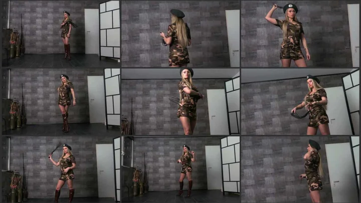 Screenshot 1 aus Now Its Time For Her to Get Exhausted – From Whipping You! Officer Flog with Miss Rubin