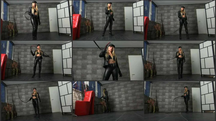 Screenshot 1 aus One of The Most Beautiful Ladies, The Leather Bitch and Her Bullwhips with Miss Rubin