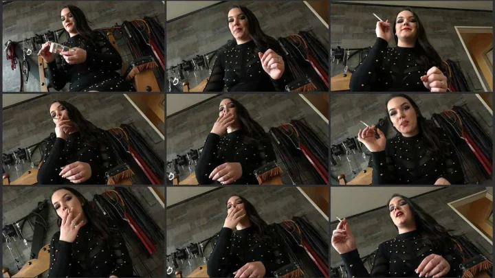 Screenshot 1 aus Smoking and POV Ashtray Clip By My Human Ashtray with Miss Vivian