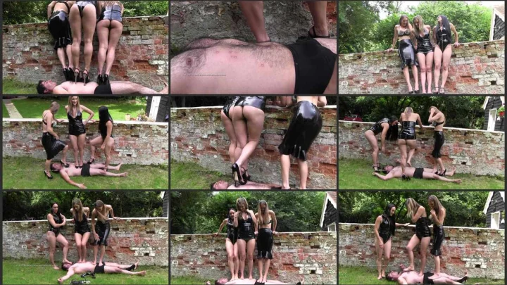 Screenshot 1 aus Outdoor Triple High Heel Trample with Chloe, Nikki and Cate WL1302