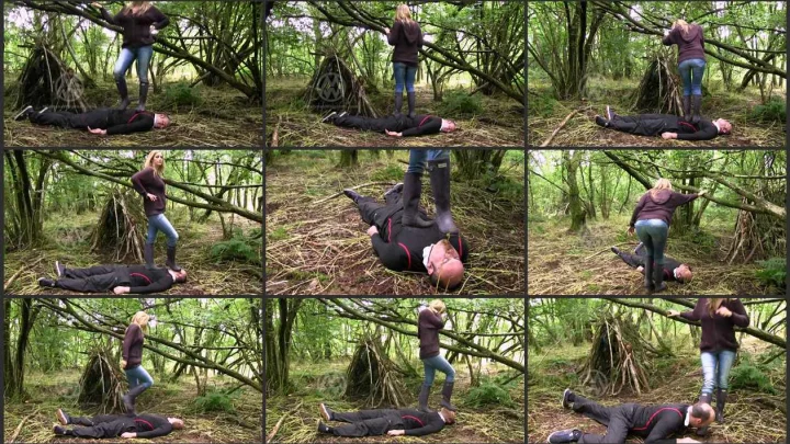Screenshot 1 aus Foot Worship Outdoors, Muddy Boot Trample WL1304