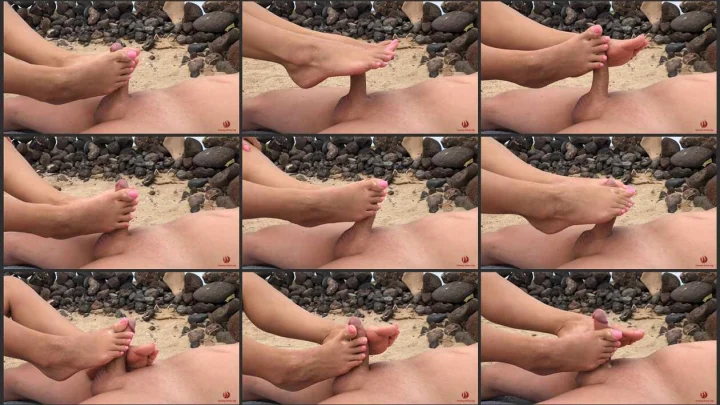 Screenshot 1 aus Beach Footjob