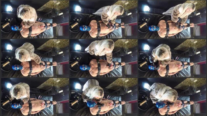 Screenshot 1 from Deepthroat Training Pumped Balls with Mistress Calea Toxic