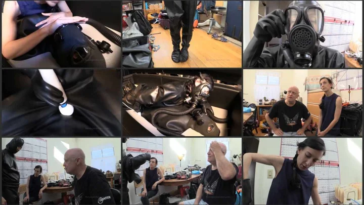 Screenshot 1 aus Elise Graves in Deep Dive into Heavy Rubber to Wear