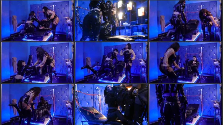 Screenshot 1 aus Candid Sexual Deviants: PART 1 Latex Strap-On with Cybill Troy & Madame V