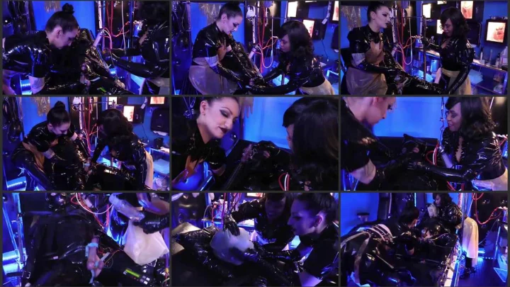 Screenshot 1 aus Medical Fetish – Invasive Rubber Clinic with Cybill Troy and Ariana Chevalier (PT 2: Forced Electro Cum)