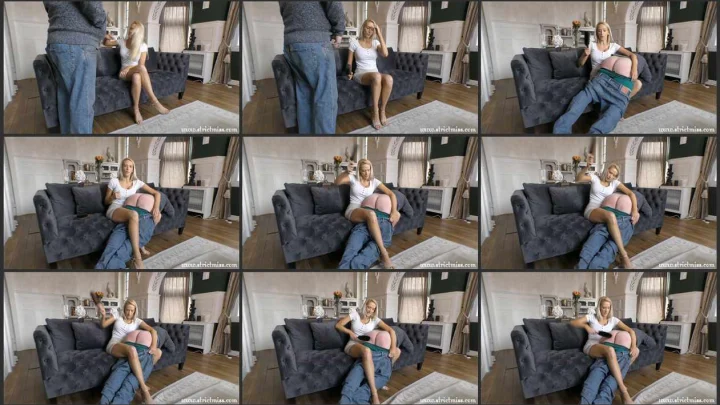 Screenshot 1 aus Bad Babysitter Tamara Disciplines The Dad Part 2