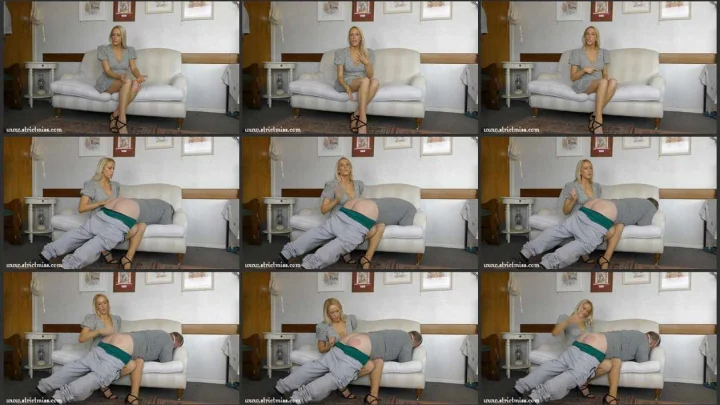 Screenshot 1 aus OTK Spanking, Get Back To Work You Lazy with Tamara and Her Husband
