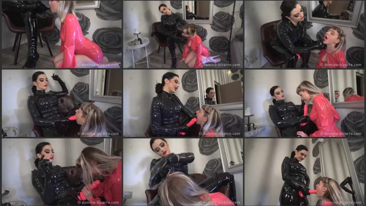 Screenshot 1 aus Blowjob with Big Strap on For the Mistress Bella!