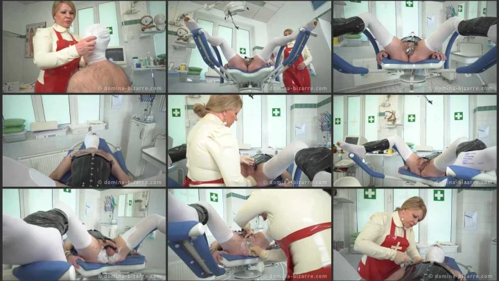 Screenshot 1 aus Femdom Latex Klinik Keine Routineuntersuchung with Lady Mercedes- Part 1