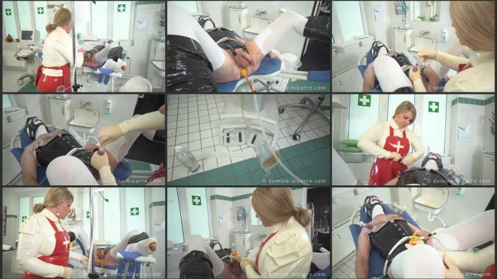Screenshot 1 aus Femdom Latex Klinik Keine Routineuntersuchung with Lady Mercedes- Part 4