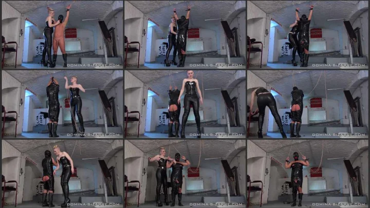 Screenshot 1 aus Clingfilm Bondage & Spanking Punishment in Different Ways! Part 1