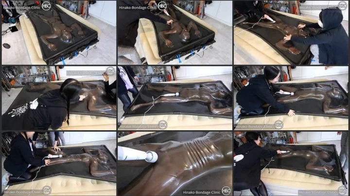 Screenshot 1 aus First Time Vacuum Bed User Gets hard Tickle Tortured by two nice Mistresses. Vacuum Bed Party