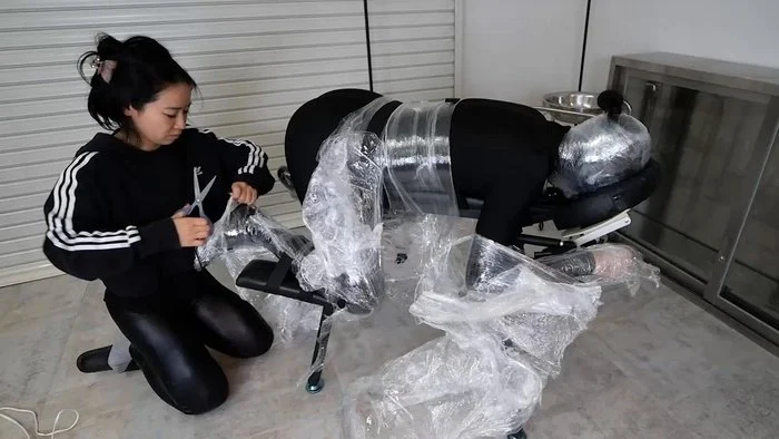 Super Strict Mummification and Pumping gag