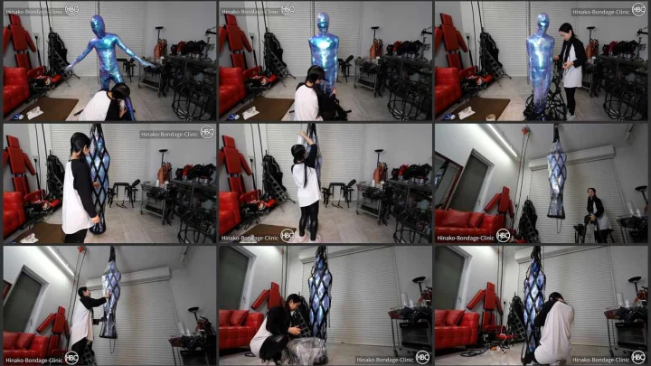 Screenshot 1 aus Shiny Suit Mummification and Leather Bag Suspension