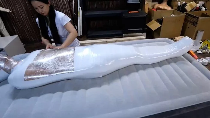 Complete Mummification in Dark Basement