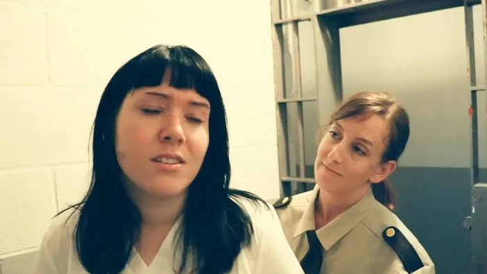 Black Widow being sentenced to capital punishment in Rockville penitentiary