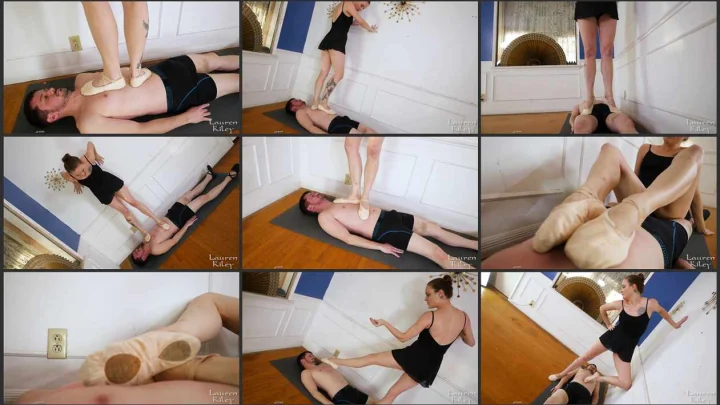 Screenshot 1 aus Worn and sweaty Lauren’s ballet boots in trampling video