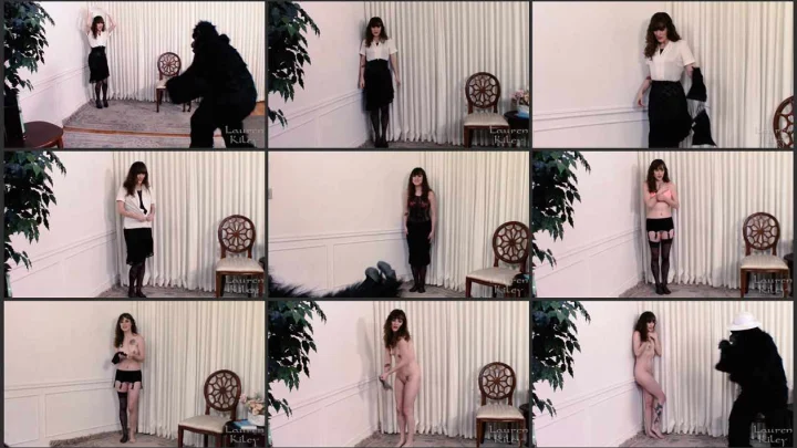 Screenshot 1 aus Lauren to strip for monstrous gorilla