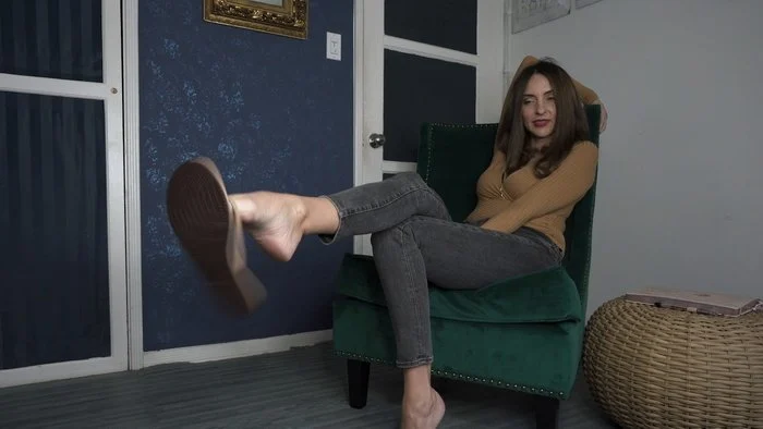 My sexy flip flop dangling JOI