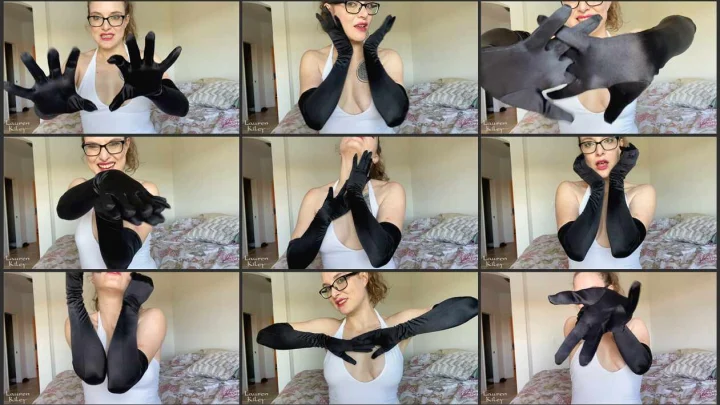 Screenshot 1 aus Black Satin Glove Tease