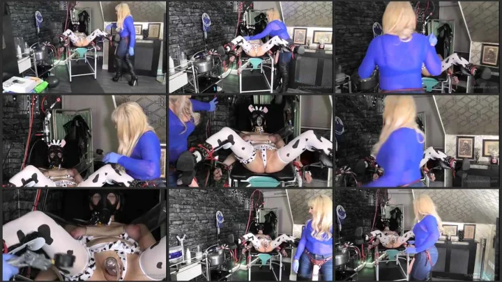 Screenshot 1 aus Milking T-Girl Kuh mit Serious-Kit Melkmaschine Teil 1