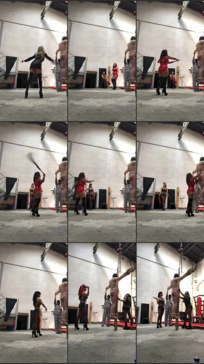 Screenshot 1 aus Slave whipping punishment with Mistress Courtney