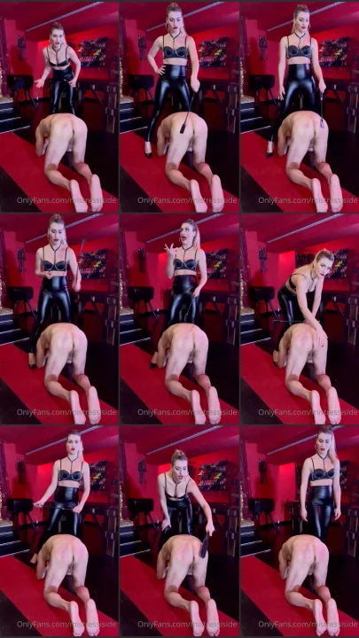 Screenshot 1 aus Harte Sklavenausbildung vor verantwortungsvollem Filmen von Mistress Iside
