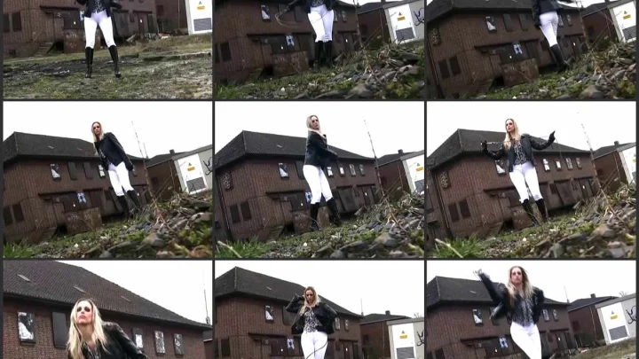 Screenshot 1 aus Madeleine zum Training mit braun/weißem Peitsche im Freien 1