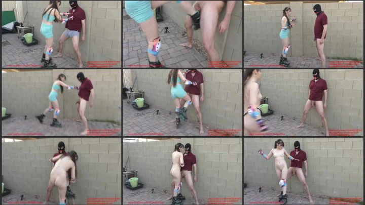 Screenshot 1 aus Rücksichtsloses Rollschuh-Ballbusting!