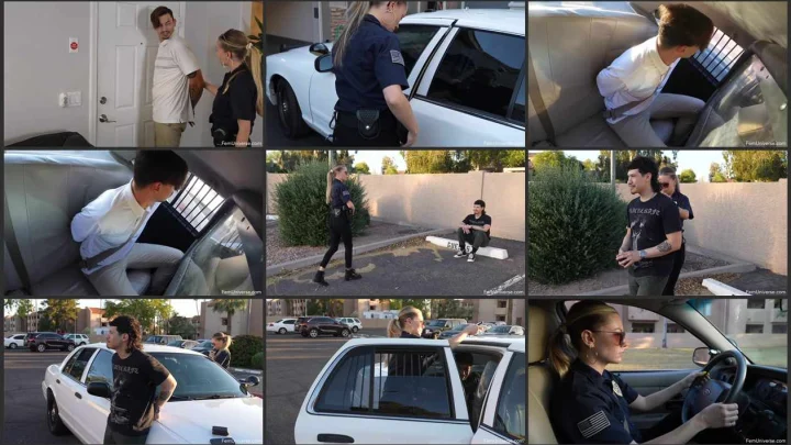 Screenshot 1 aus Beamtin Lisa verhaftet Damon und Freddie Teil 1