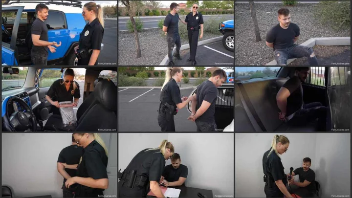 Screenshot 1 aus Beamtin Heather verhaftet Yuri wegen Raubüberfalls Teil 1